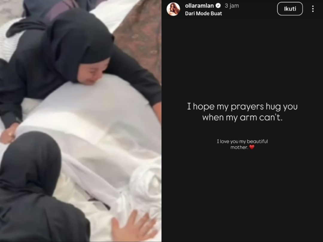 Ibu Olla Ramlan meninggal.