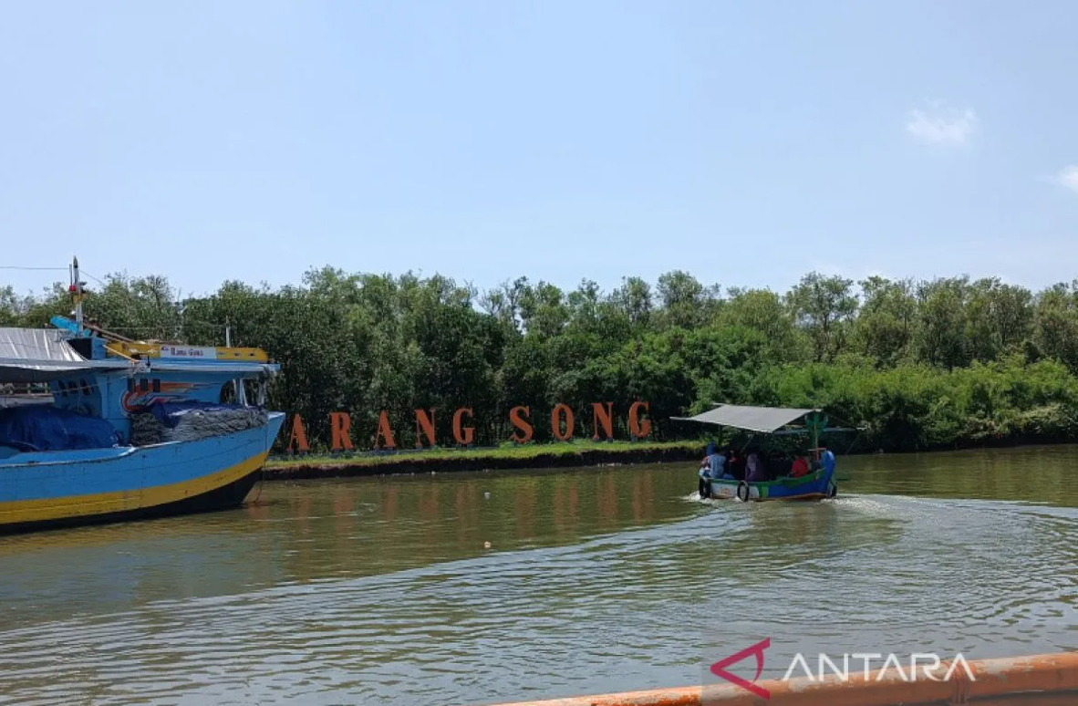 Pantai Karangsong Indramayu dikenal dengan hutan mangrove seluas lebih dari 100 hektare, menjadikannya kawasan ekowisata unggulan.