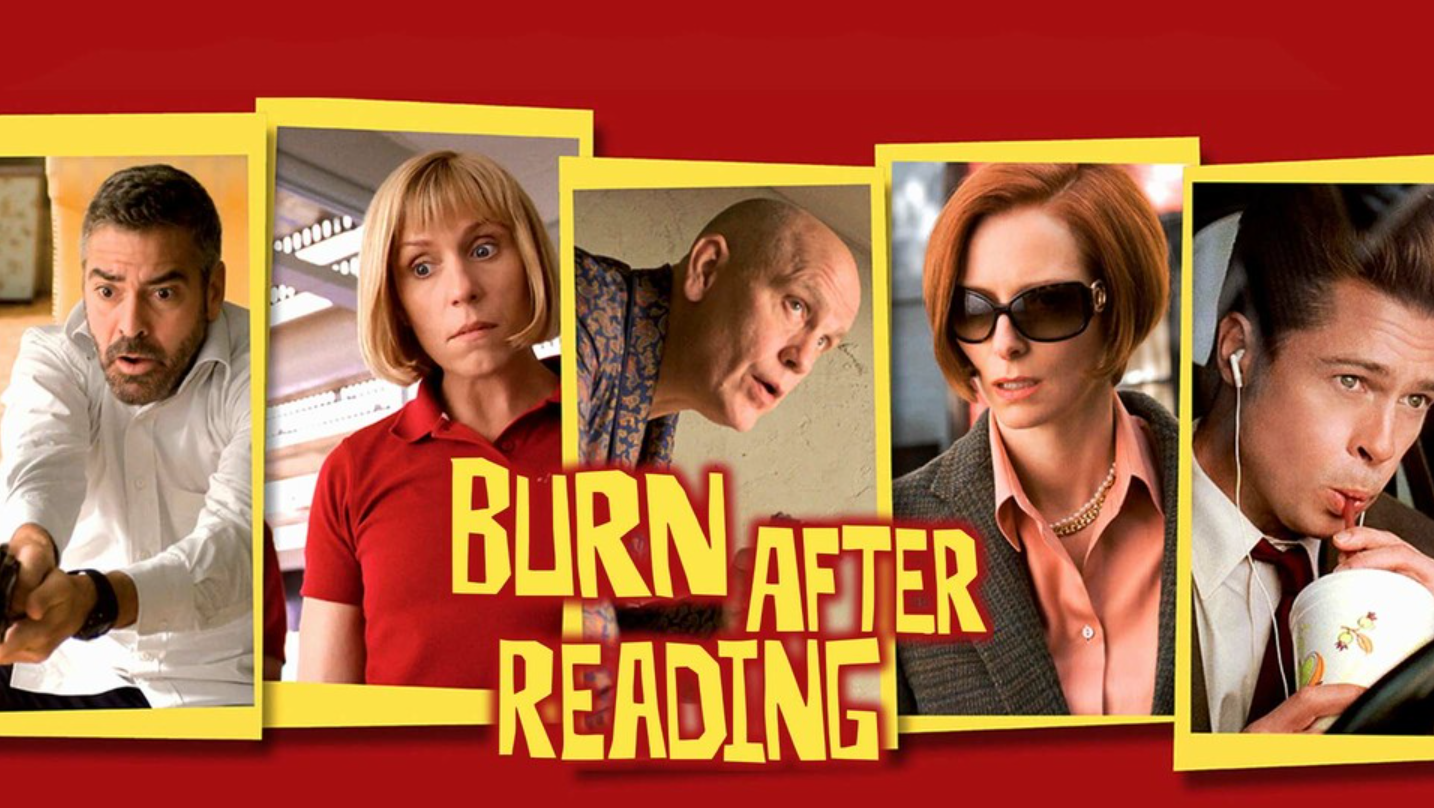 *Burn After Reading* adalah film komedi gelap satir spionase tentang kebodohan, ego, dan kebetulan yang memicu kekacauan.