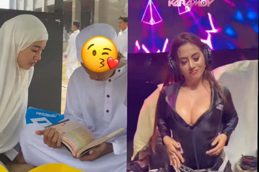 Bekerja sebagai Dj tidak menghapus keinginan untuk menjadikan anaknya pintar dalam agama.