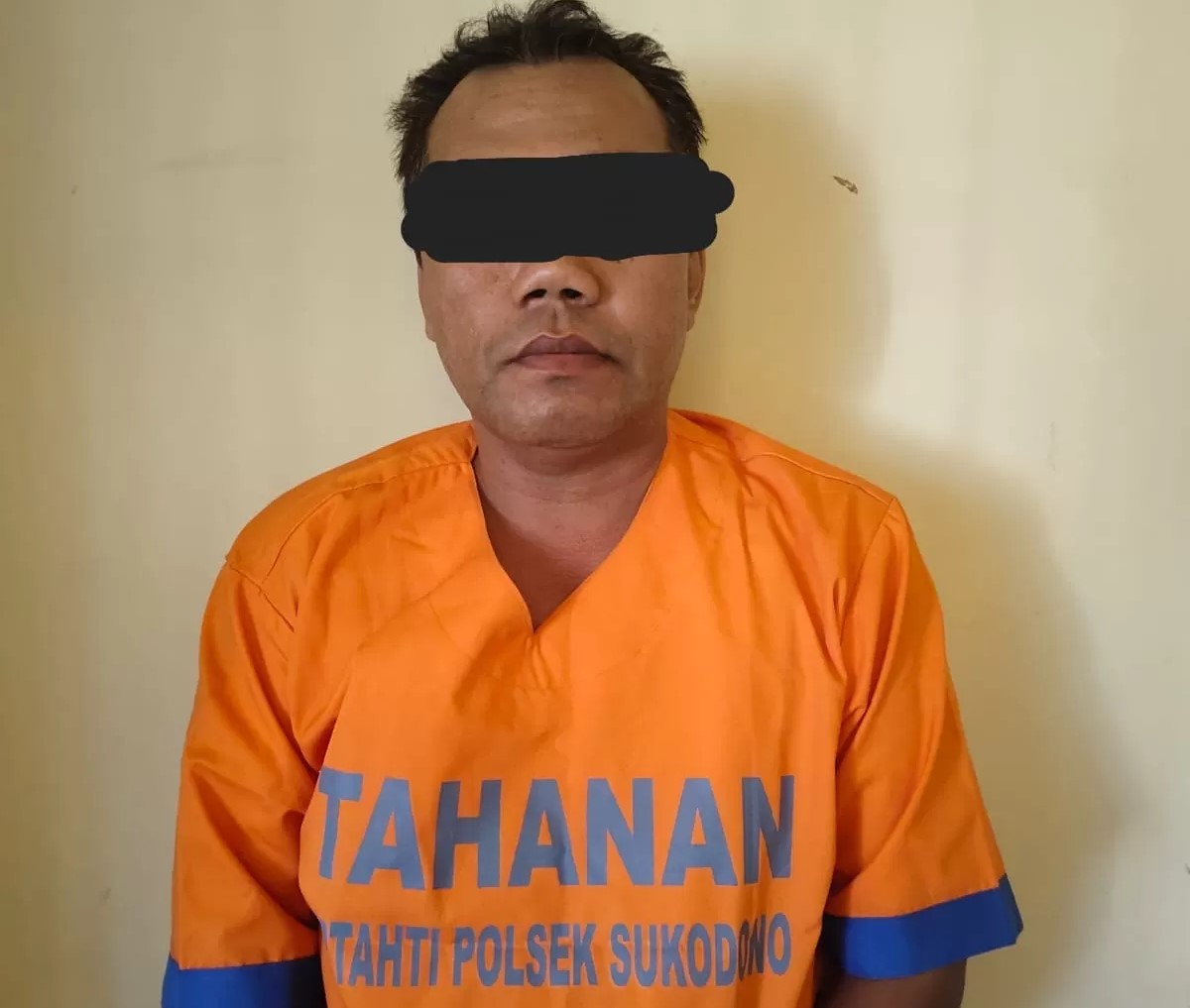 Tersangka Kasus pencurian di Musala Anggaswangi Sukodono