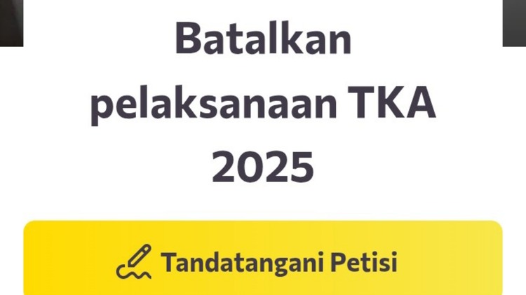 Pembatalan TKA 2025