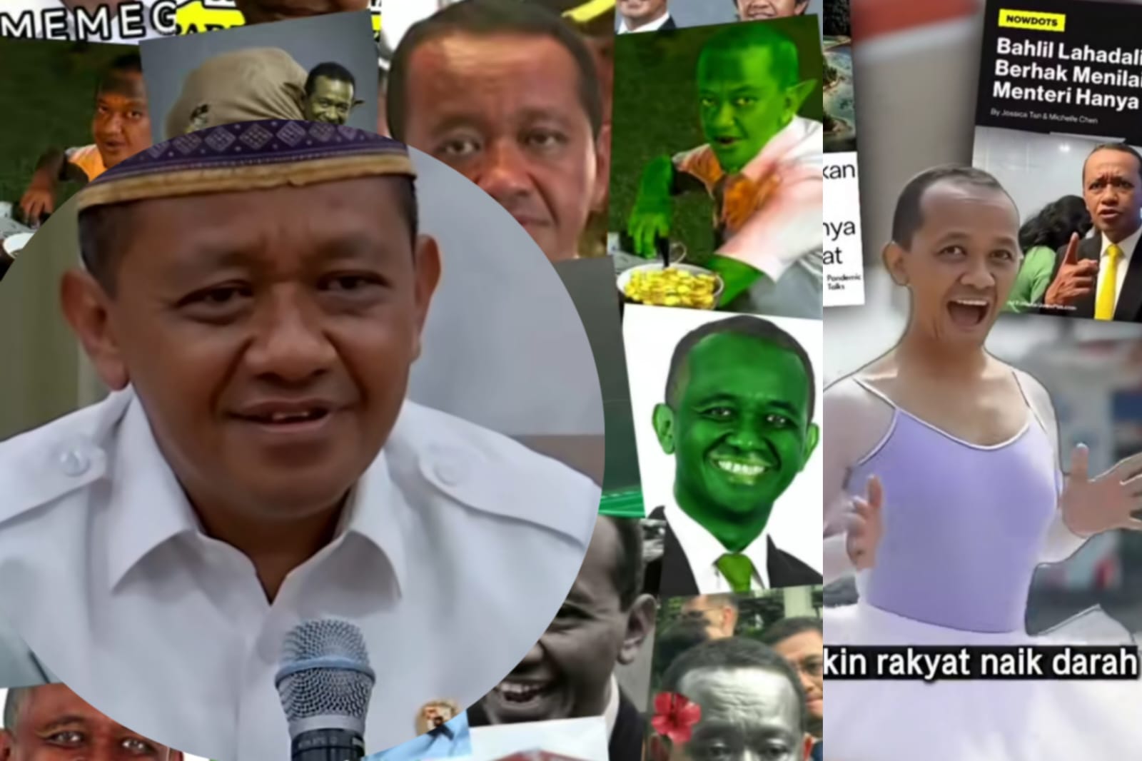 bahlil memaafkan para pembuat lelucon tentang dirinya dalam sebuah pertemuan