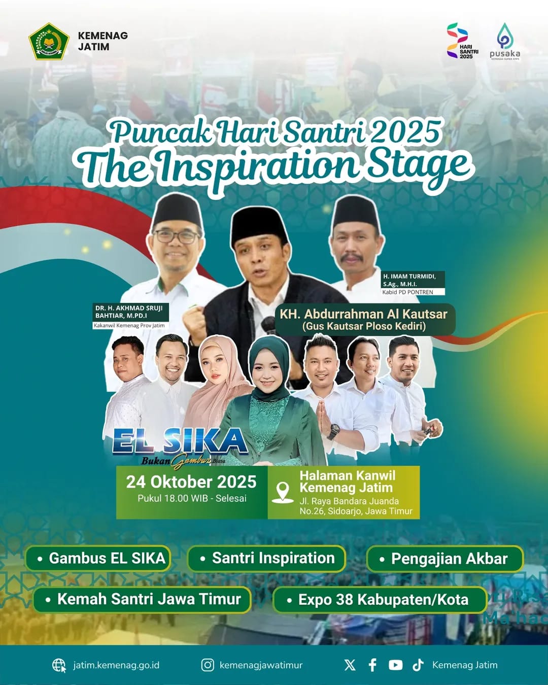 Kemah Santri Jawa Timur Dan Expo (Sumber: Instagram Kemenag Jatim)