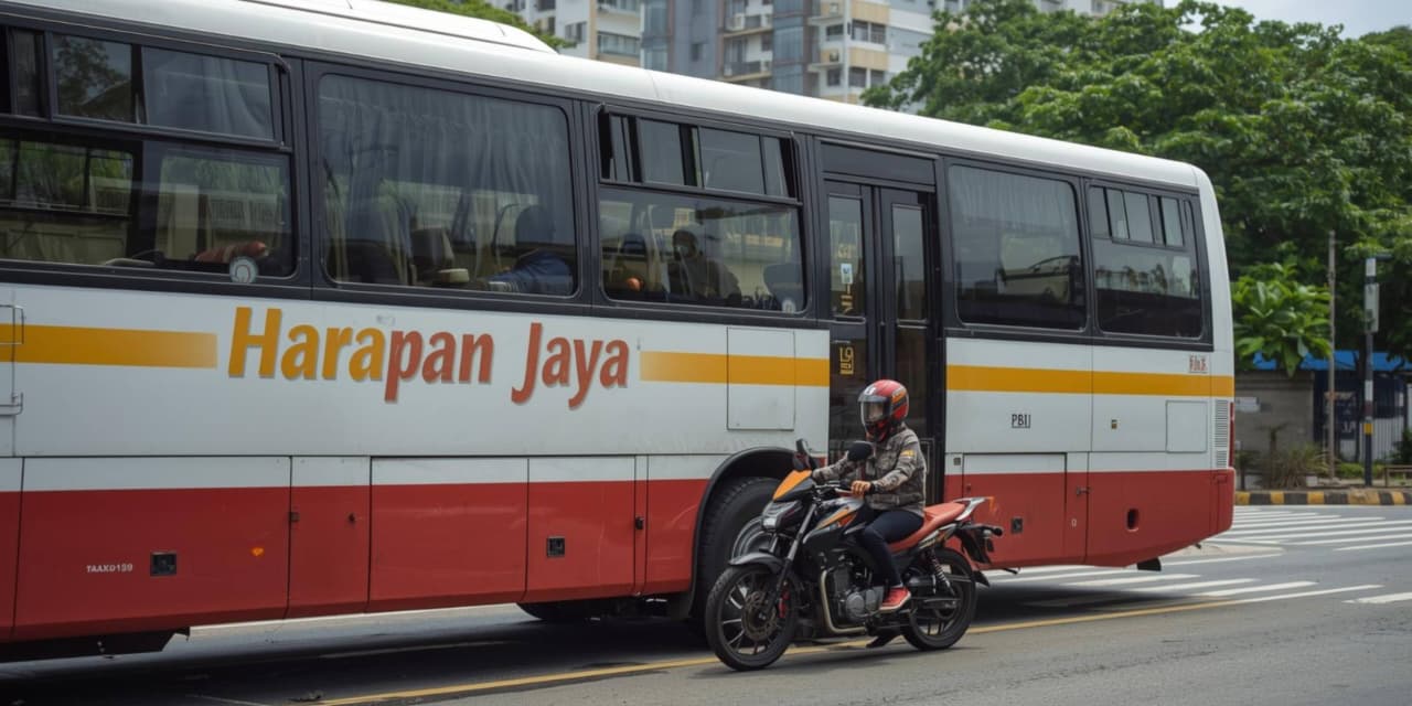 Ilustrasi Bus Harapan Jaya (Sumber: Istimewa)
