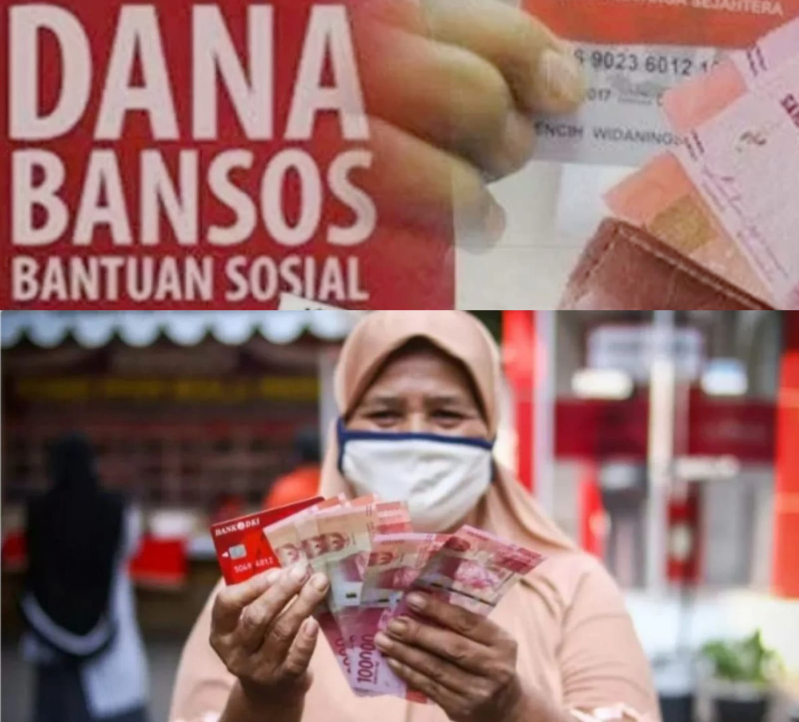 ILUSTRASI. Pencairan dana BLT kesra Rp900 ribu