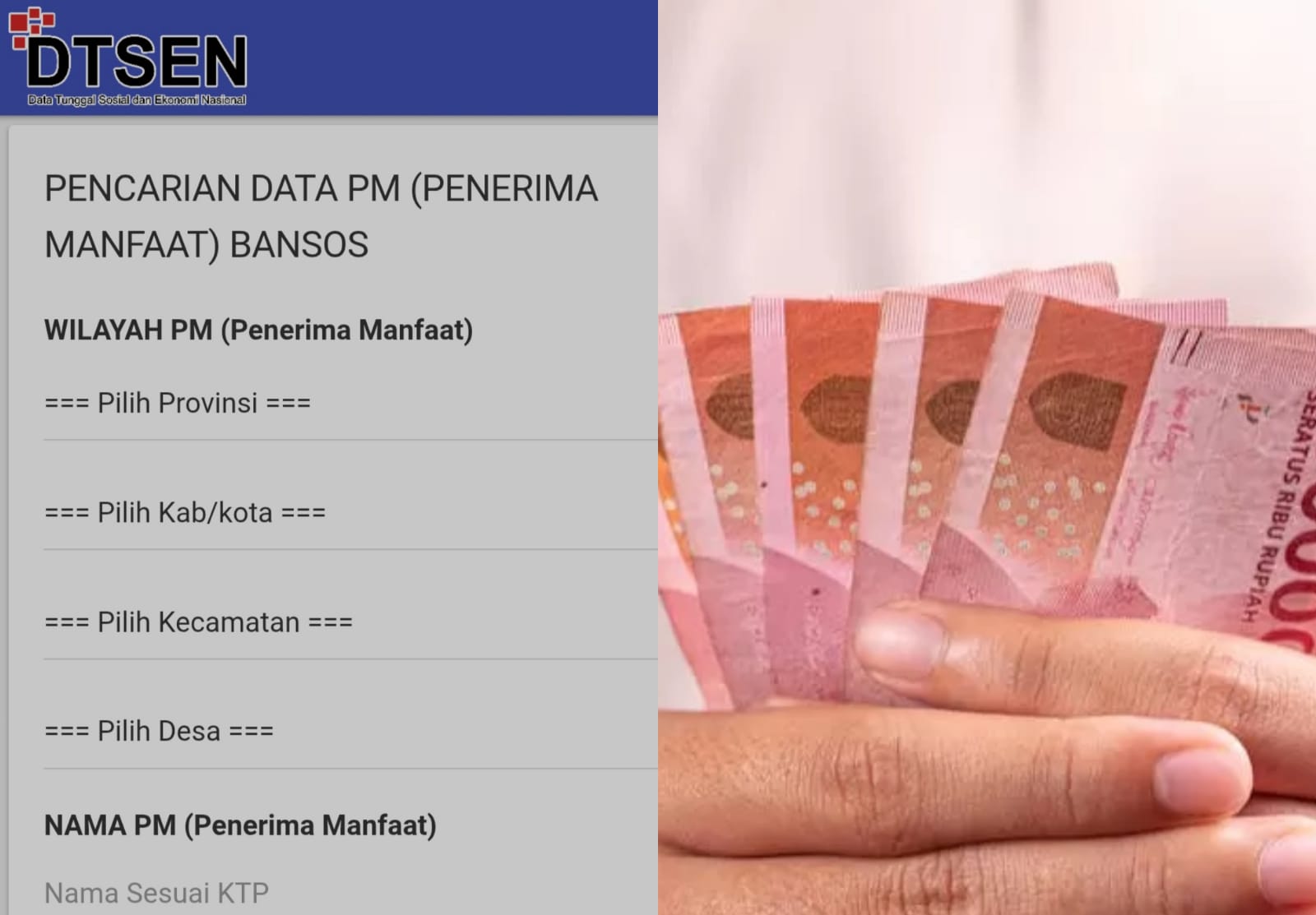 Cek penerima bansos hanya di laman resmi Kemensos