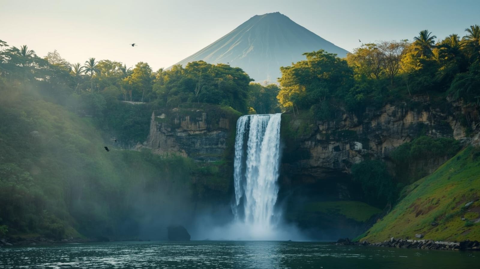 Ilustrasi Air Terjun (Sumber: Istimewa)