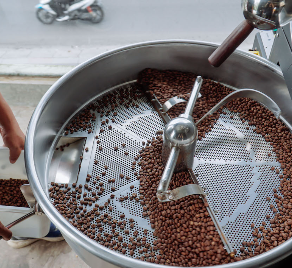 Proses pembuatan biji kopi di Kintamani Eco Bike Coffee.