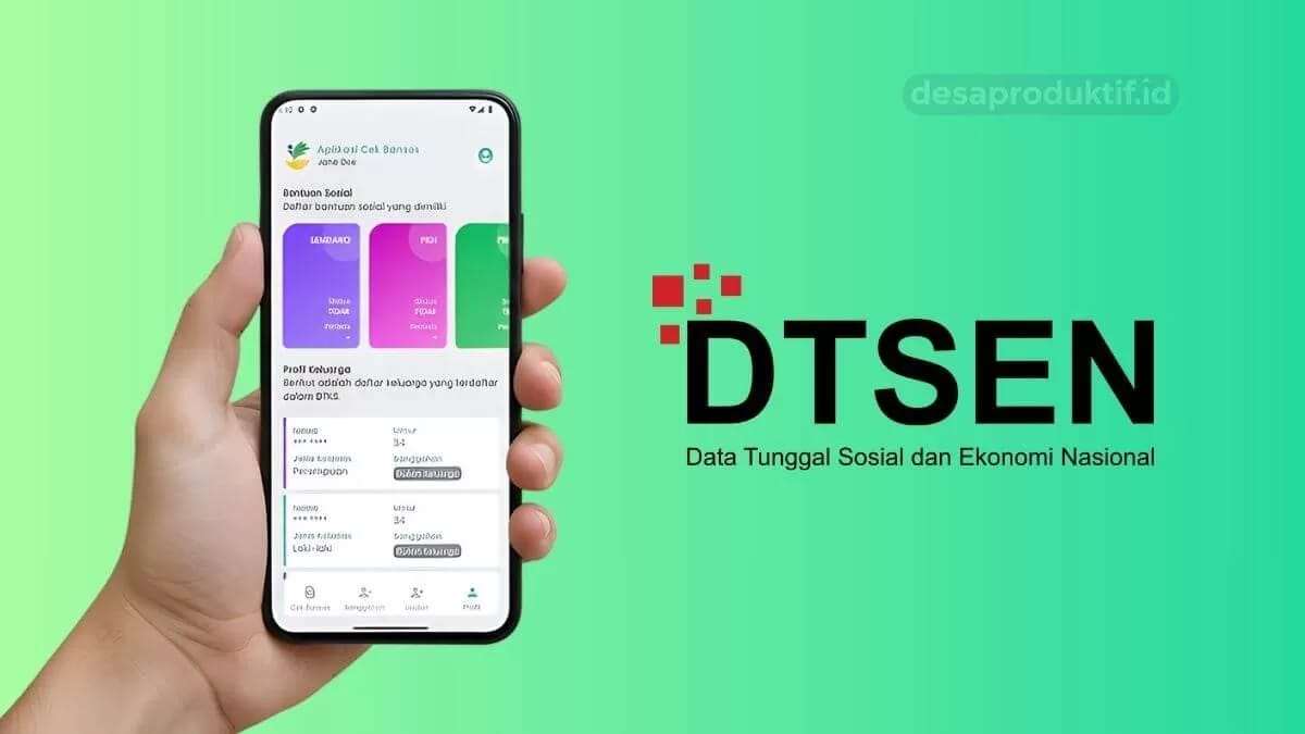 DTSEN untuk penerima bansos