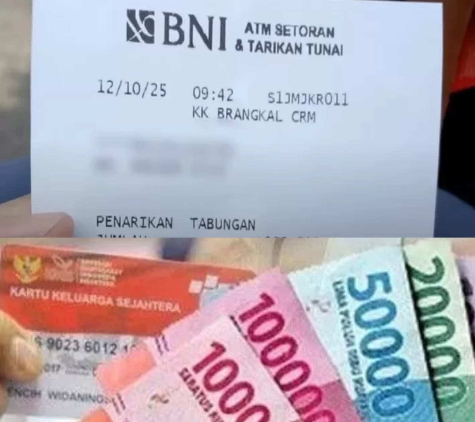 Ilustrasi. KKS lama BNI sudah terisi