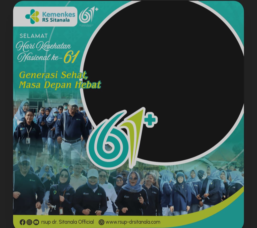 Upload foto kamu di twibbon untuk memperingati Hari Kesehatan Nasional (HKN) 2025