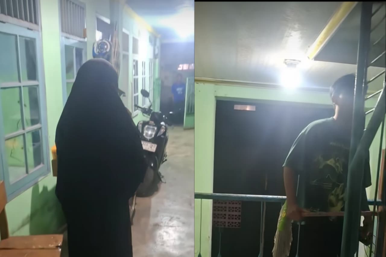 seorang wanita masuk rumah seseorang tanpa izin buat pemilik khawatir.