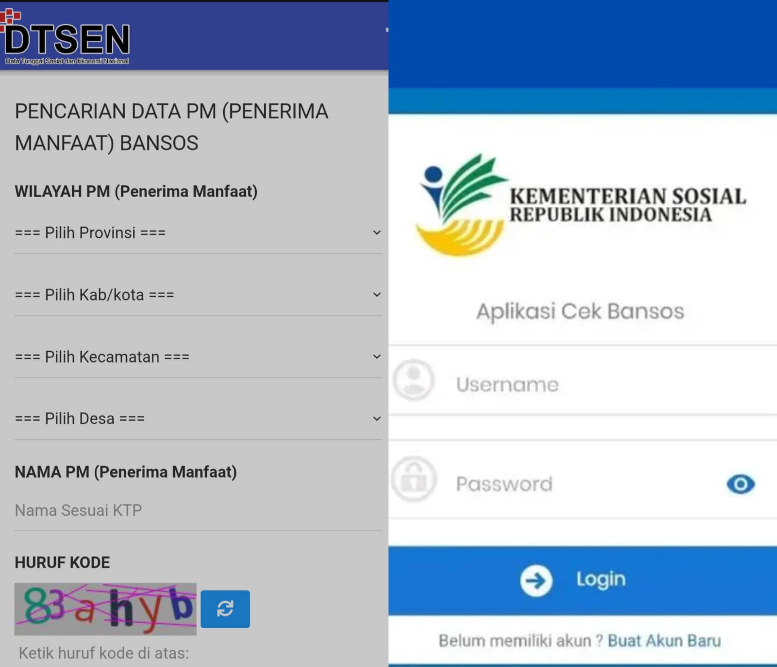 Cek bansos reguler praktis bisa pakai HP