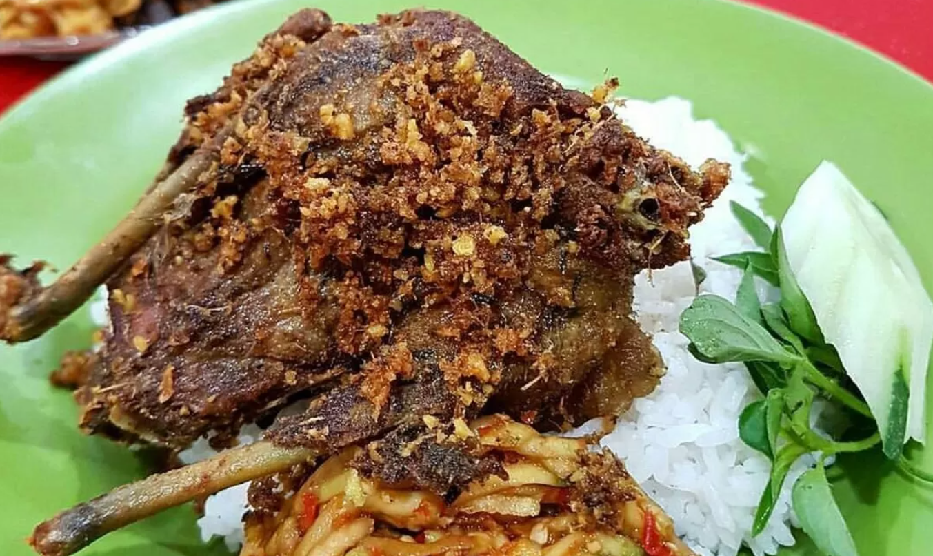 Sajian lezat di Bebek Sinjay.