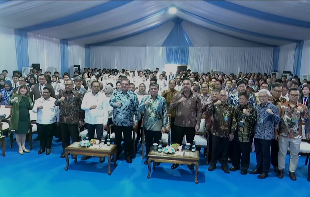 Pembukaan program magang kemnaker dihadiri para peserta di Plaza Kemnaker Jakarta Selatan