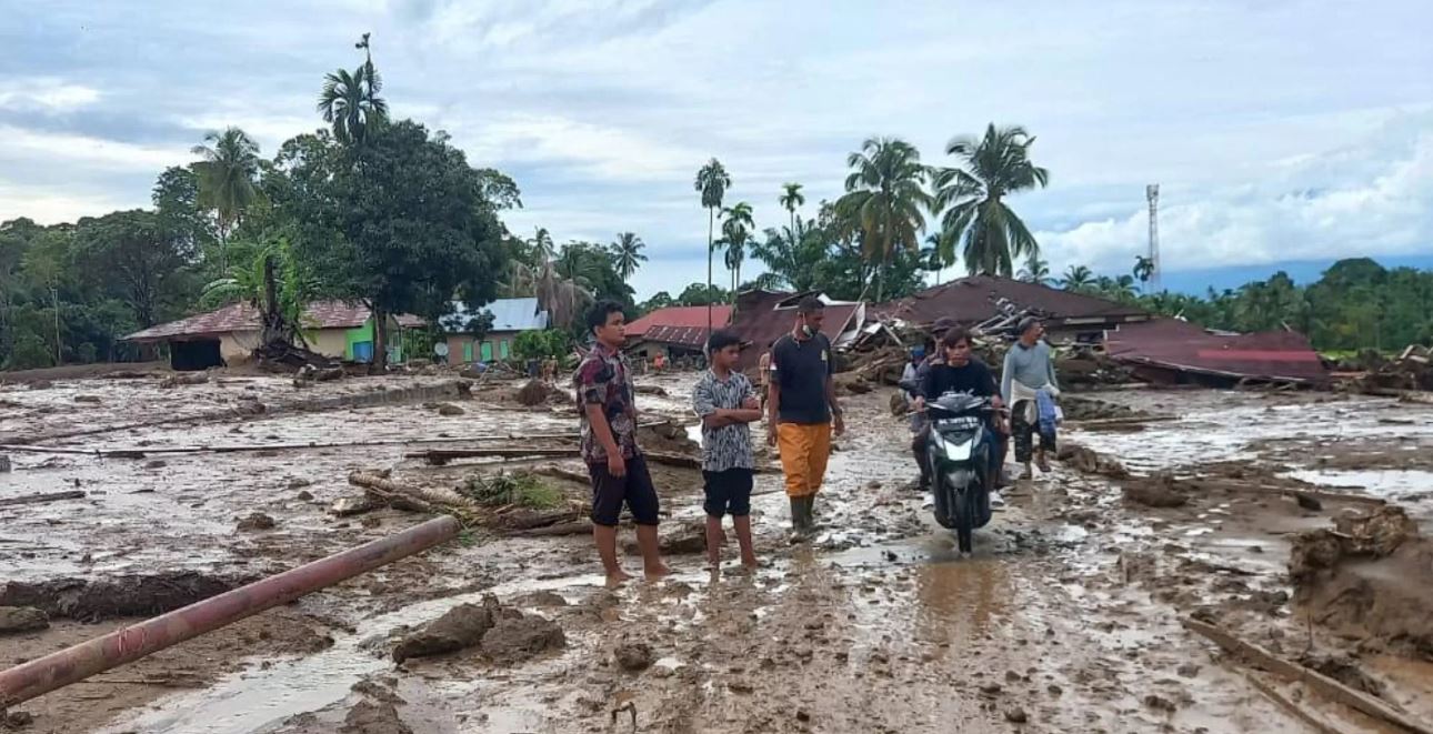 Kondisi pascabencana di Nagari Salareh Aia timur, Kabupaten Agam, Sumbar.