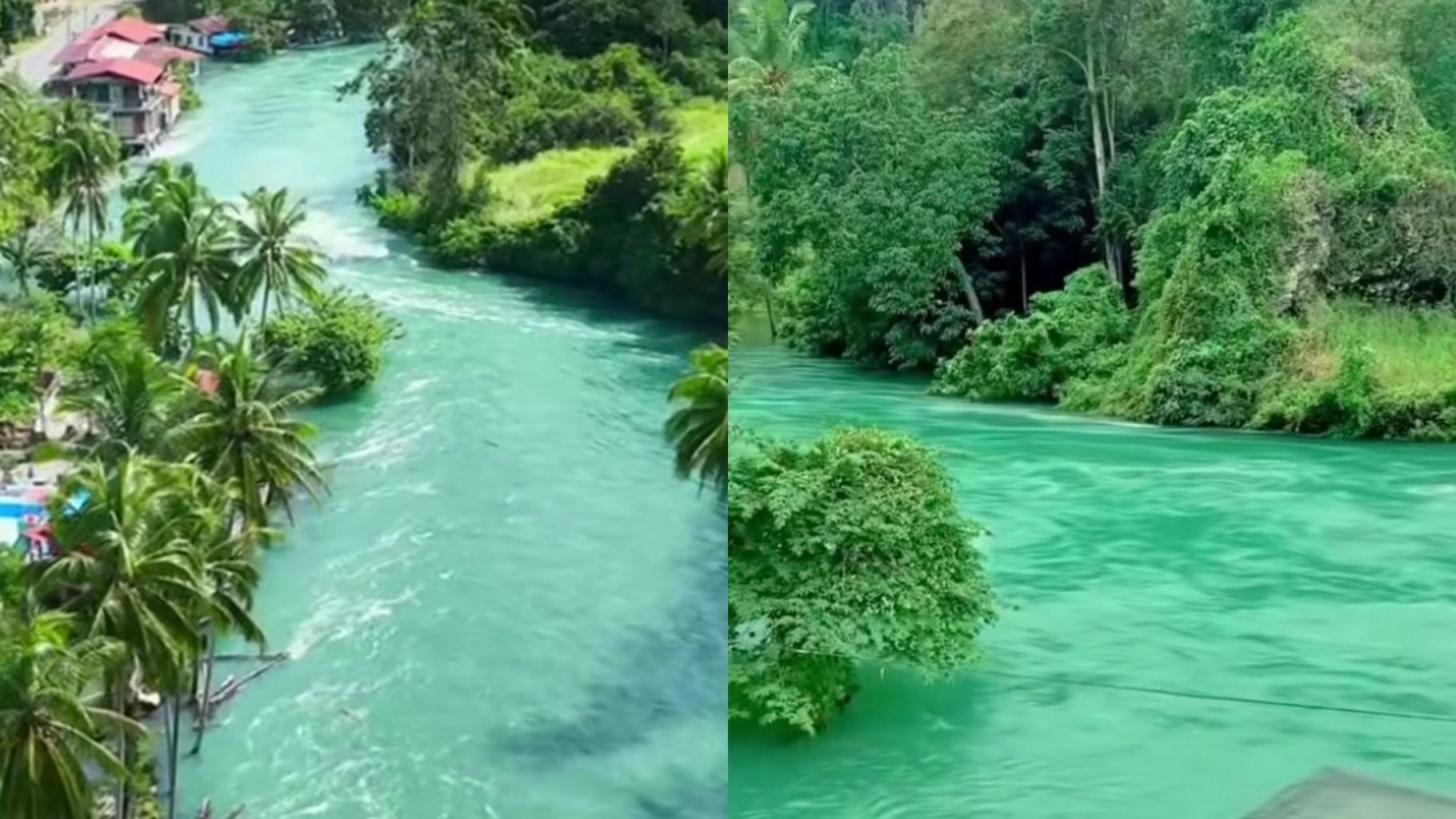 Fakta Hijaunya Air Sungai Ombolin