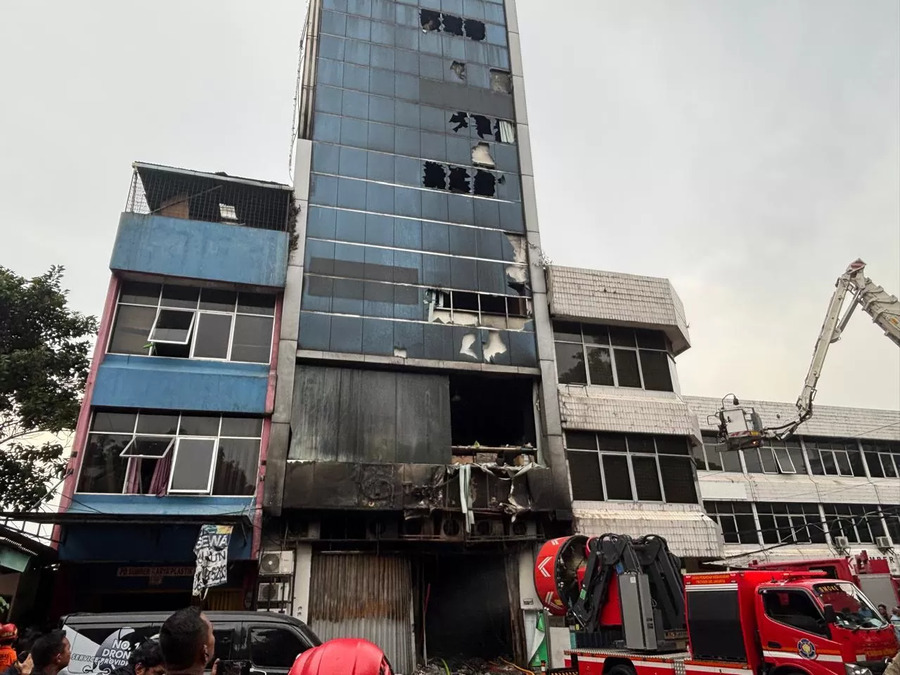 22 Orang Tewas dalam Kebakaran Gedung Terra Drone Jakarta, Dugaan Baterai Litium Meledak
