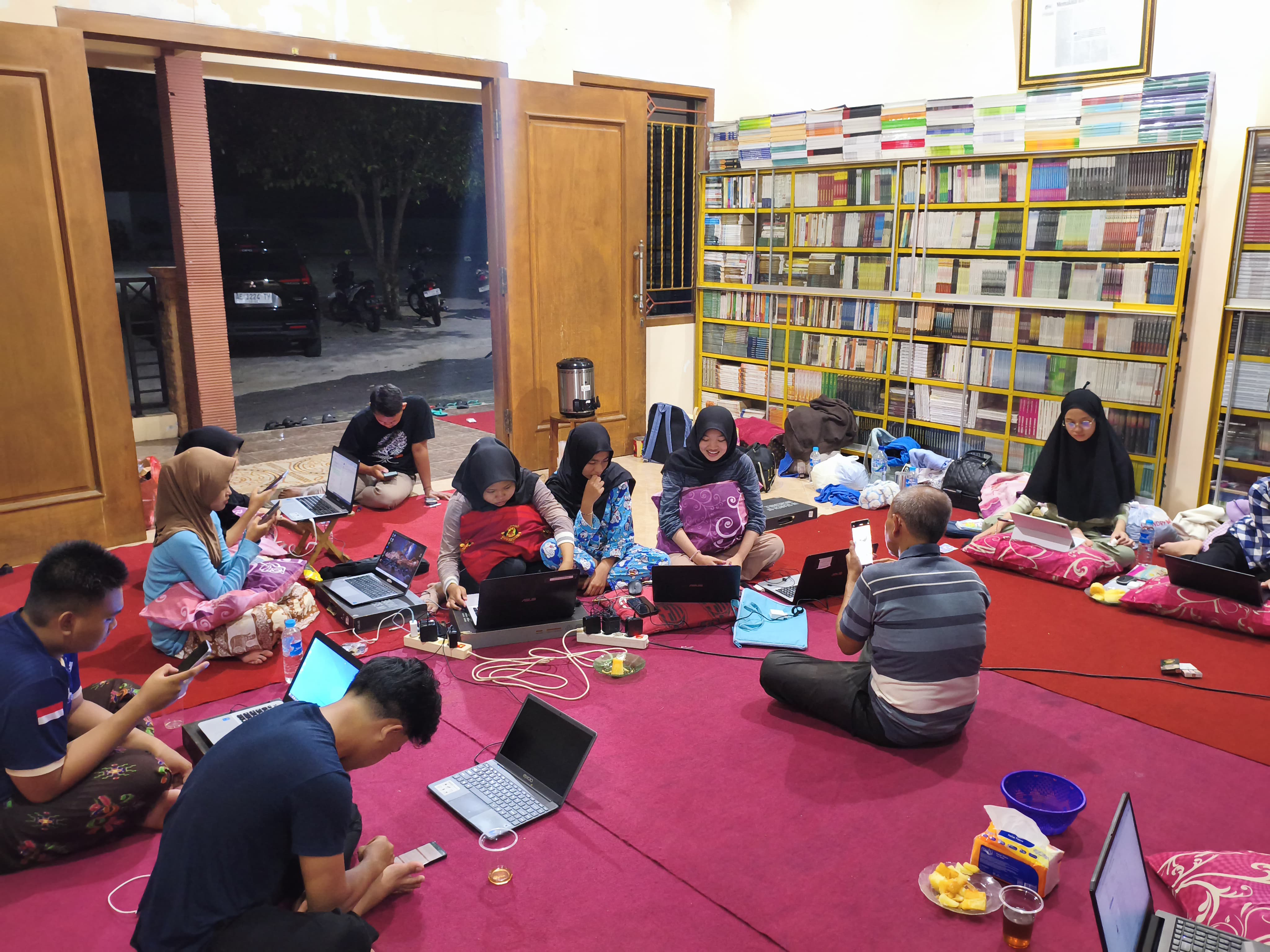 Dokumentasi kegiatan di Super Camp