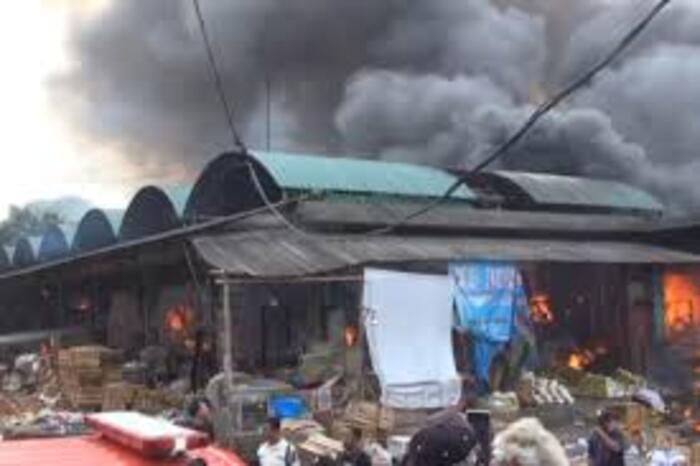 Pasar Induk Kramat Jati Terbakar