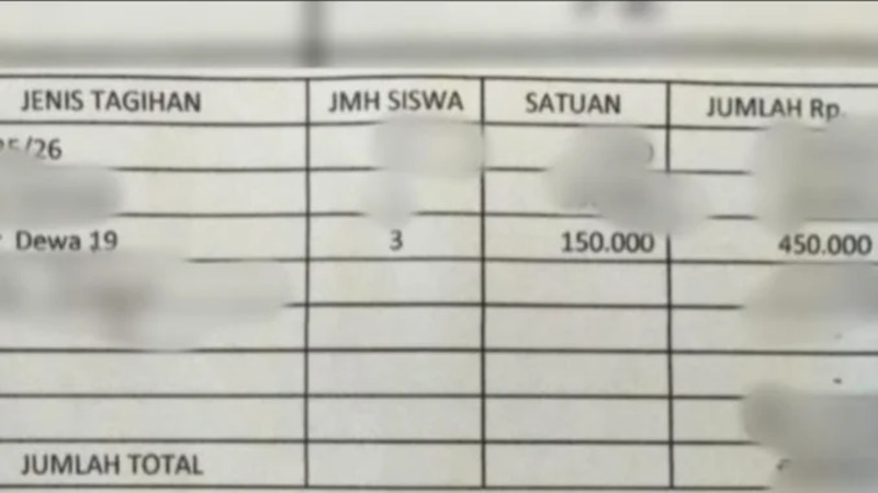 Kwitansi Pembelian Tiket Konser