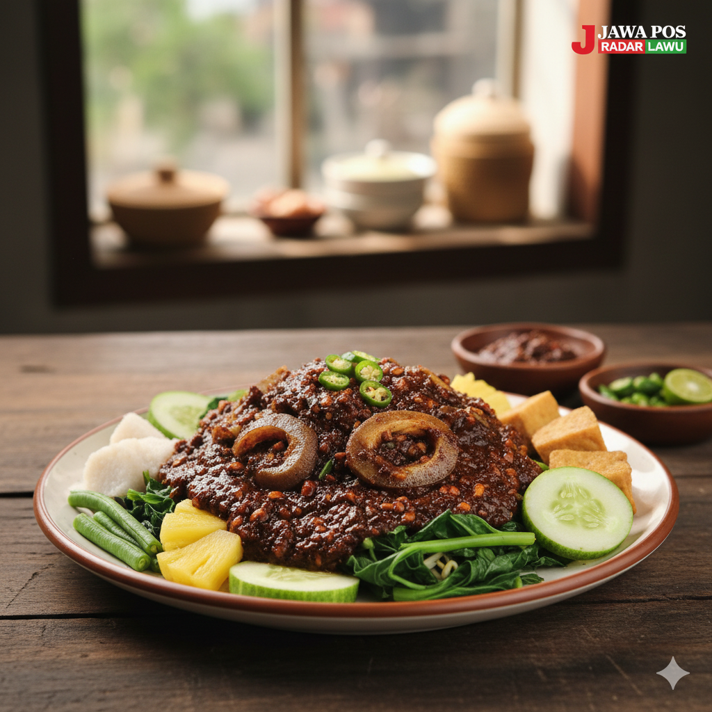 rujak cingur khas kota pahlawan