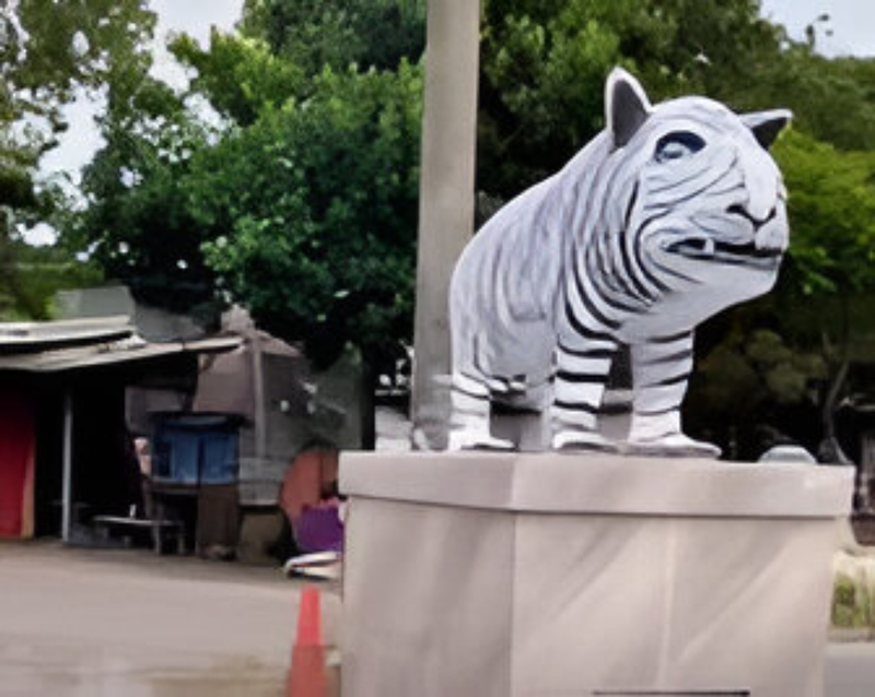 Patung Macan Putih