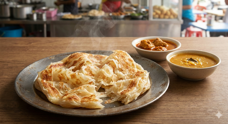roti canai makanan khas india