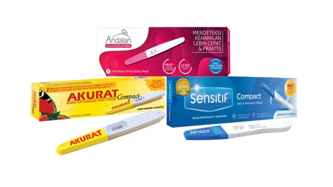 Rekomendasi test pack kehamilan akurat dan praktis, lengkap dengan harga, cara pakai, dan nomor registrasi Kemenkes.