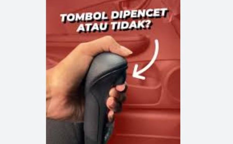 Fungsi tombol pada tuas transmisi matic mobil.