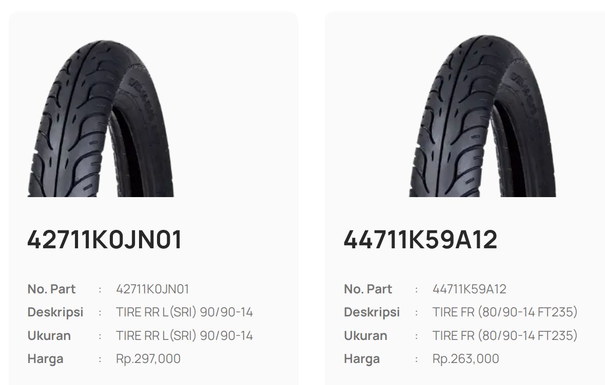 Tips ganti ban motor Honda Genio.