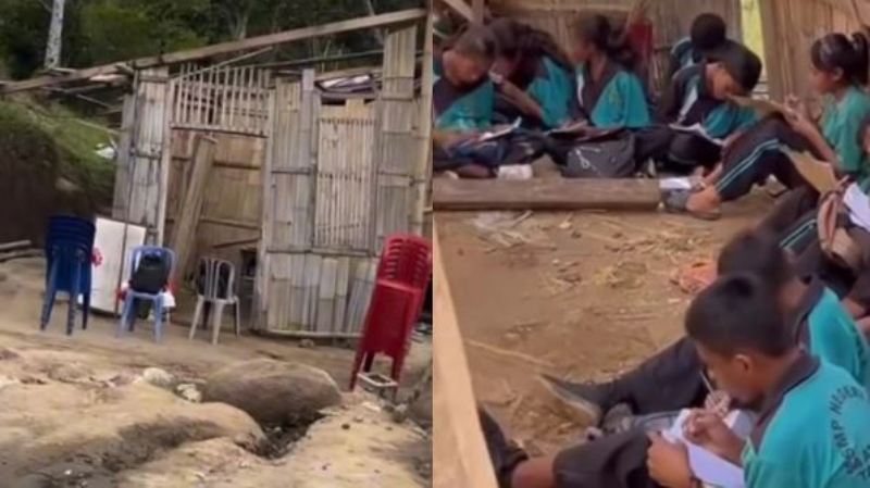 Viral kondisi SMPN 48 Sa Ate Gaikiu di NTT yang memprihatinkan.