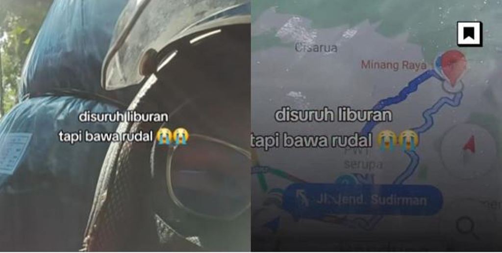 Viral driver wanita di Bandung mengantar paket gulungan besar bubble wrap yang dijuluki &ldquo;rudal&rdquo;, menempuh perjalanan hampir 1 jam menuju Lembang.