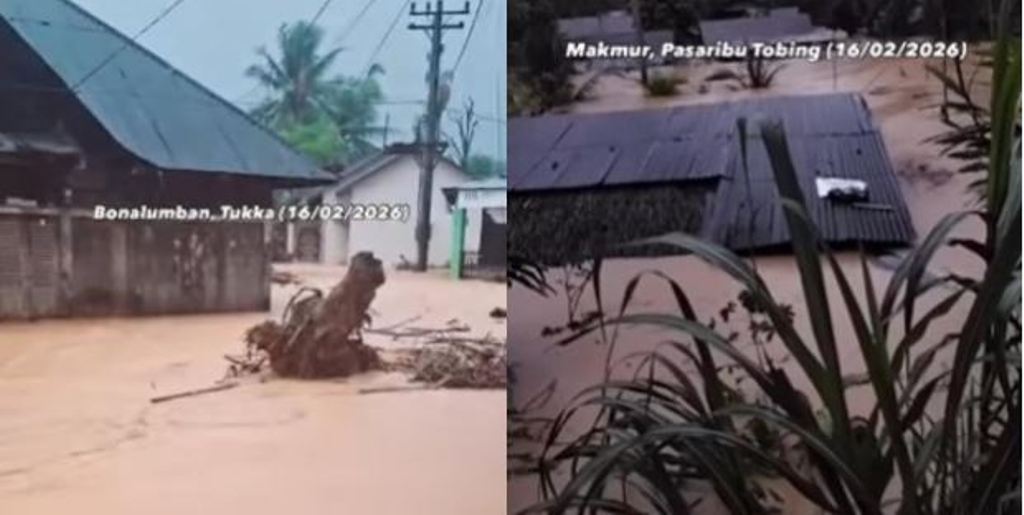 Bupati Tapanuli Tengah Masinton Pasaribu membagikan kondisi banjir dan longsor susulan yang kembali melanda wilayahnya pada Februari 2026.