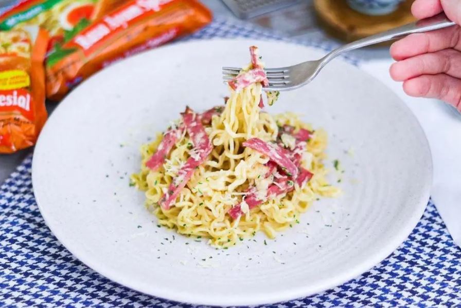 Ilustrasi Indomie Carbonara