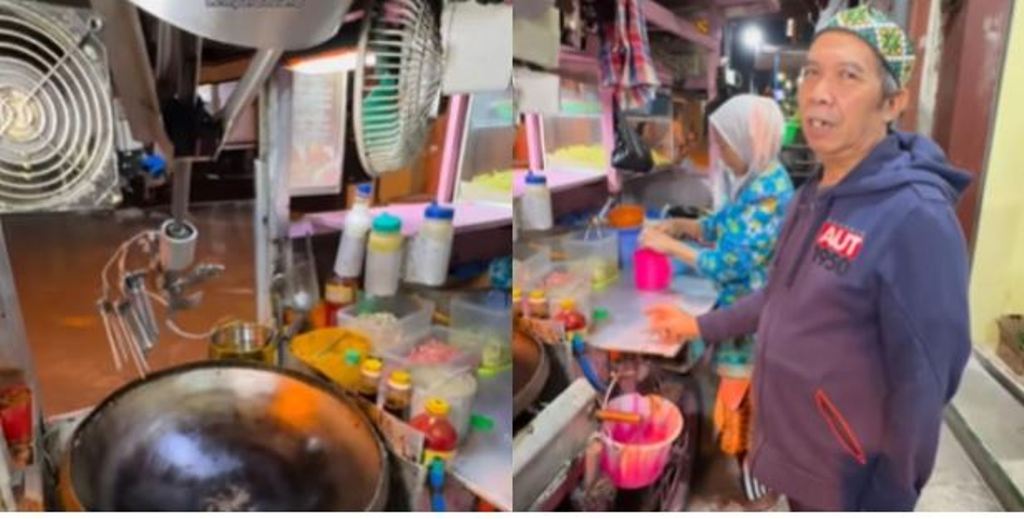 Seorang kakek penjual nasi goreng di Malang viral setelah menggunakan alat pengaduk otomatis rakitan sendiri untuk membantu memasak. 