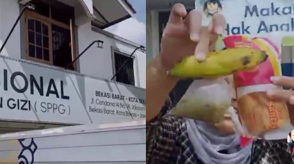 Sejumlah orang tua siswa mendatangi kantor SPPG Bekasi Barat untuk memprotes menu MBG Ramadan. 