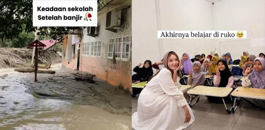 Penuturan influencer Vilmei terkait sekolah darurat hingga hunian sementara di Aceh usai terdampak bencana banjir bandang. 
