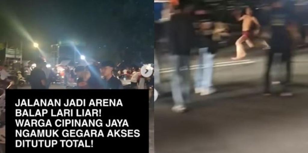 Insiden viral terkait dugaan aksi balap lari yang tutup jalanan umum secara sepihak di Jakarta Timur (Jaktim). 