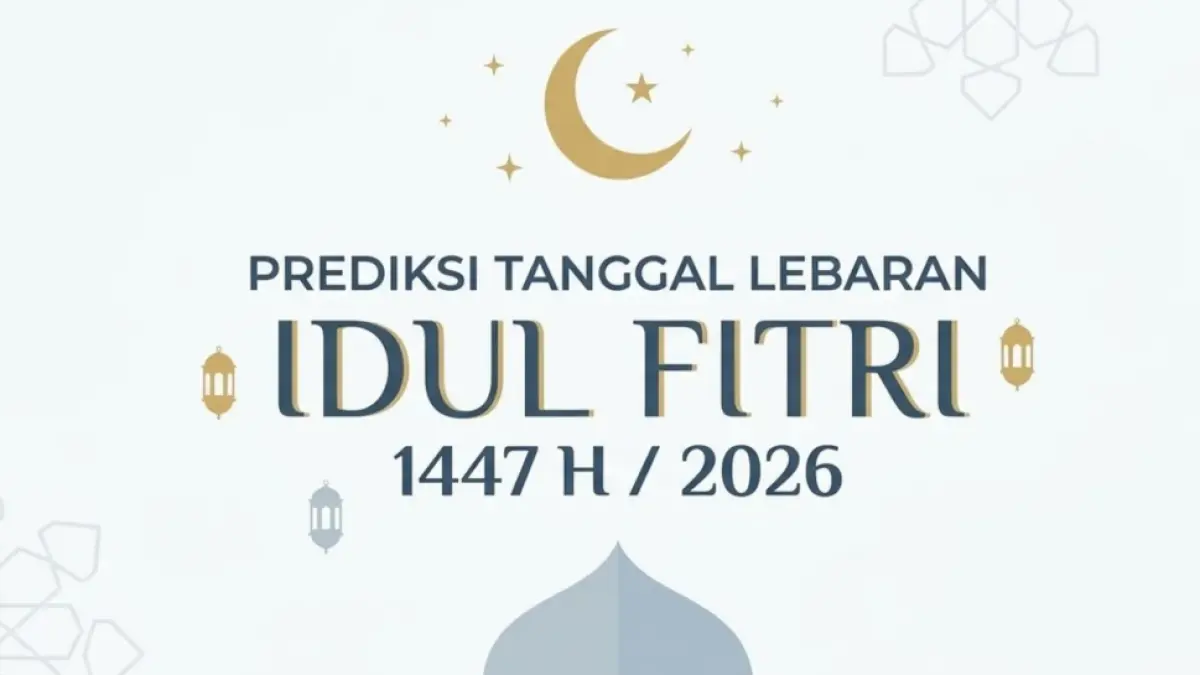 Ilustrasi jadwal resmi Lebaran 2026.