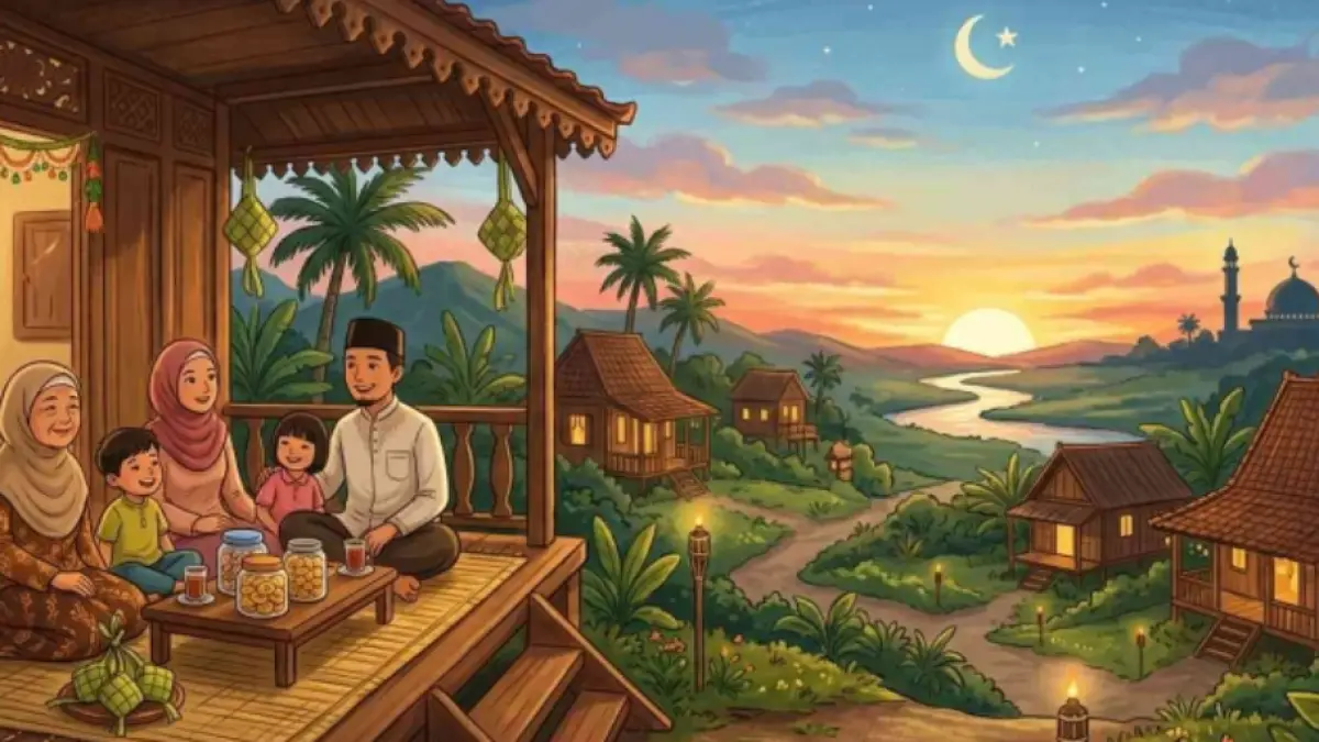 Ilustrasi Selepas Idul Fitri