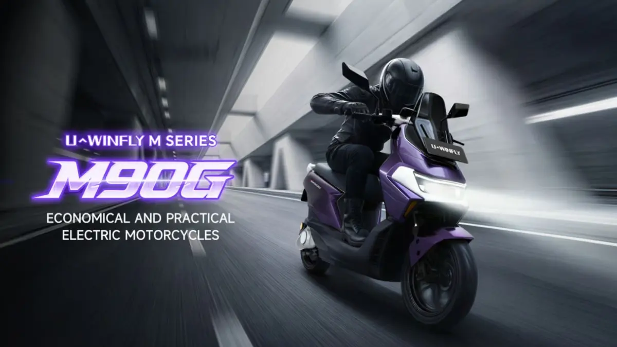 Winfly M90G hadir sebagai motor listrik bertenaga besar dengan desain modern dan performa tinggi di 2026. (WINFLY)