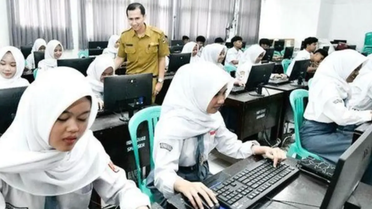 Foto: Ilustrasi pelaksanaan TKA.
