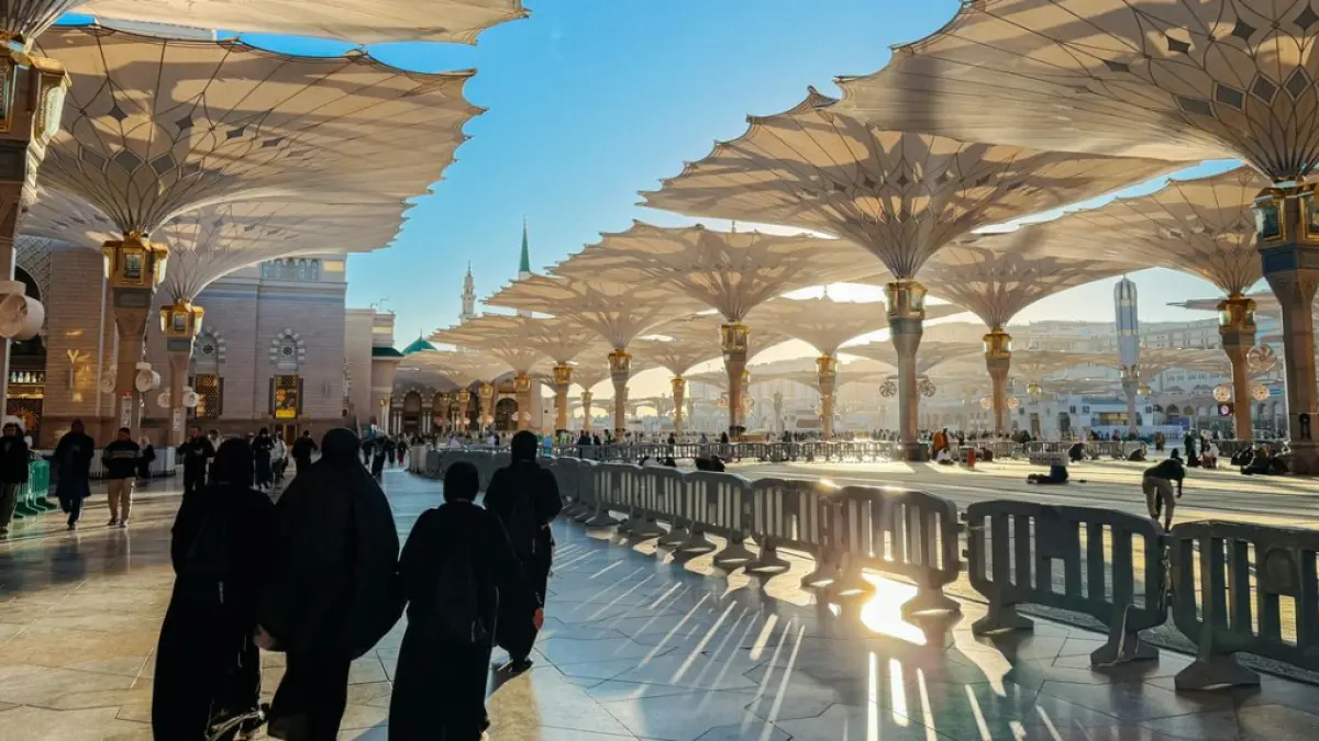 Ilustrasi suasana di Madinah.