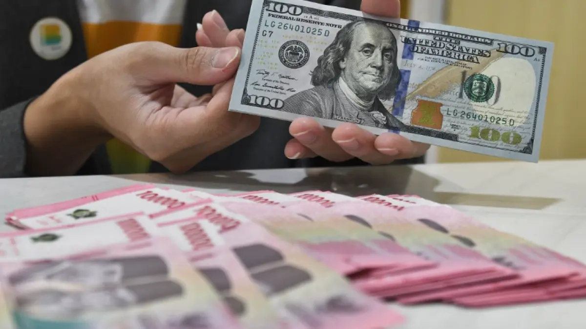Ilustrasi Nilai tukar rupiah terhadap dolar Amerika Serikat (AS)