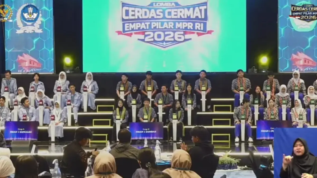 Lomba Cerdas Cermat Empat Pilar MPR RI 2026 (Foto: MPR RI)