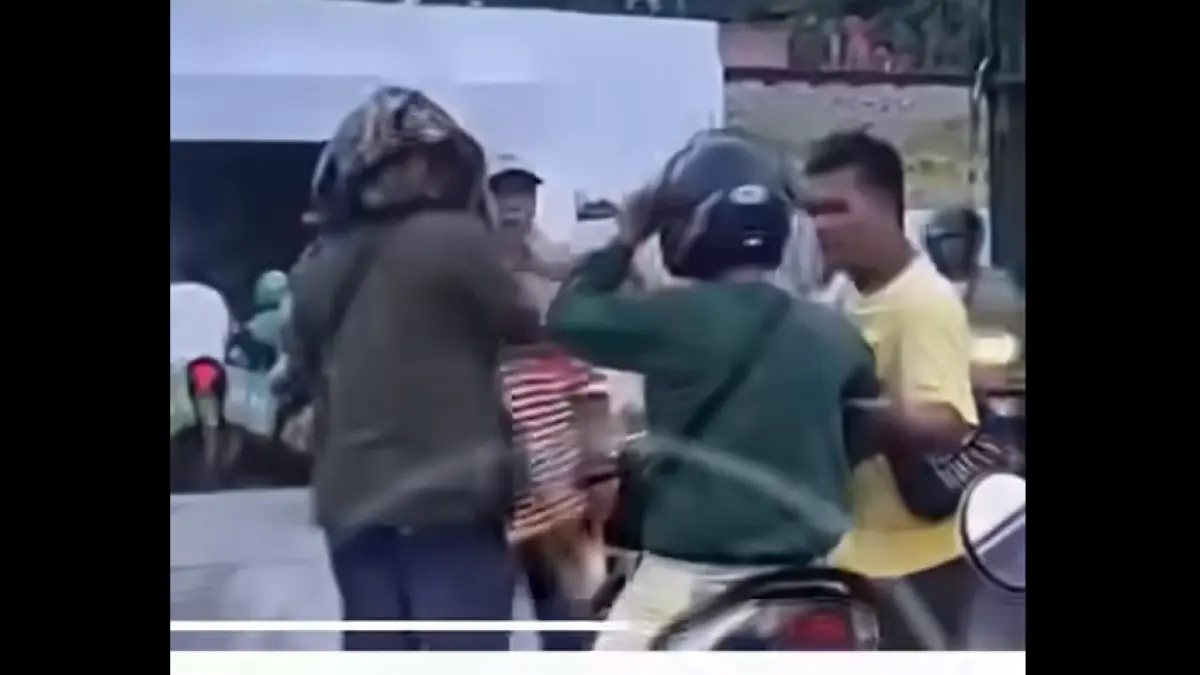 Pasangan Suami Istri di Aniaya Preman Ditembung, Meadan (facebook: Bang Lim)