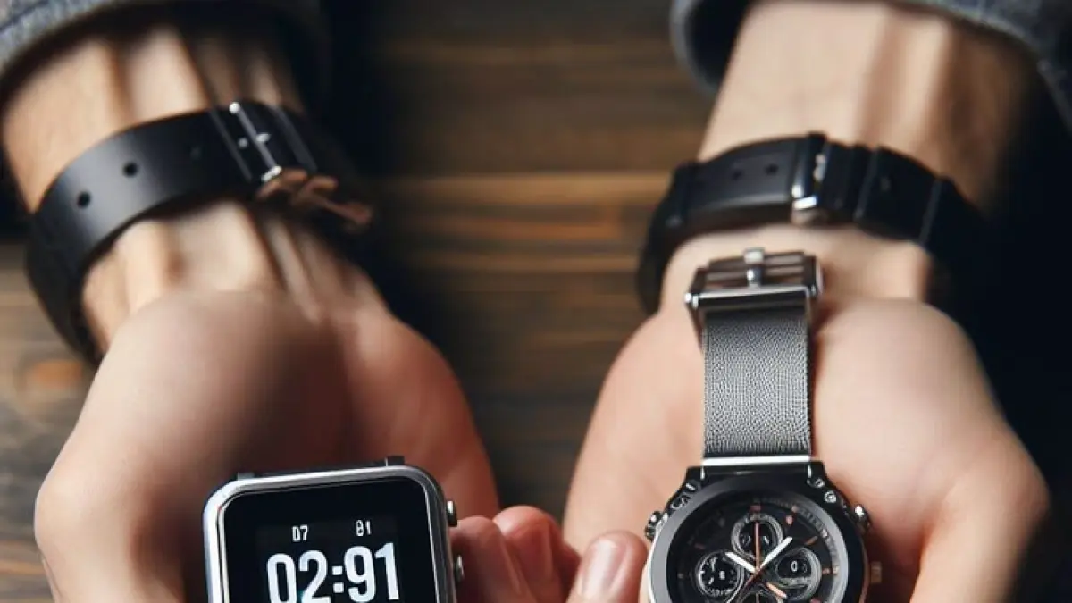 Jam tangan analog dan digital @Pinterest by Charles William
