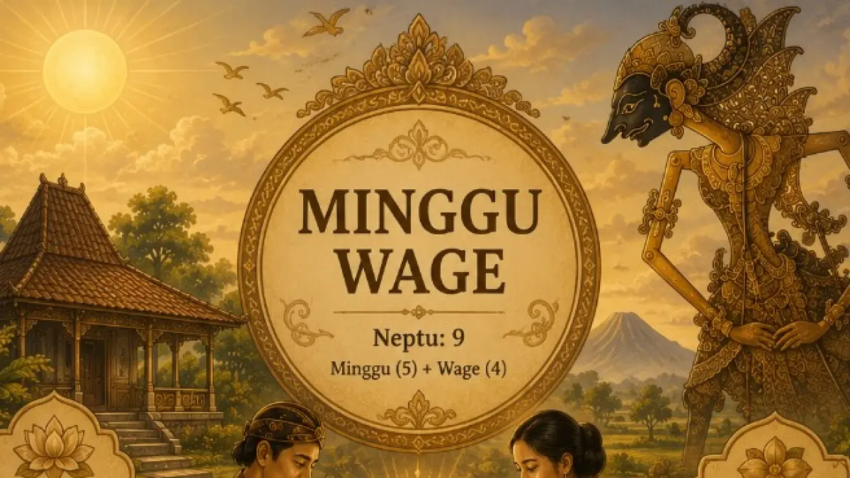 Ilustrasi weton 26 Juli 2026, Minggu Wage.